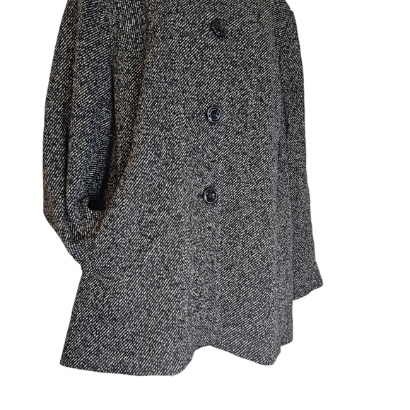 London Fog wool blend Tweed A-line swing coat. Size 3X - Picture 8 of 9